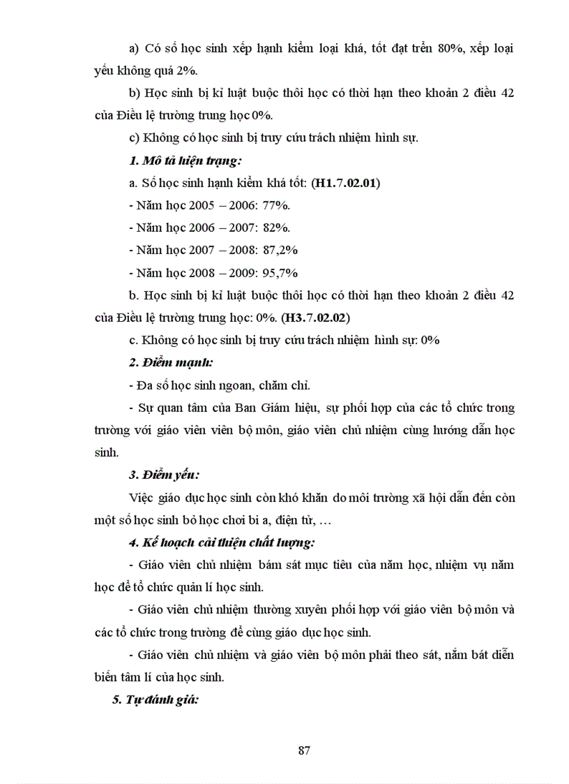 image for page Báo cáo tự đánh giá dự thảo