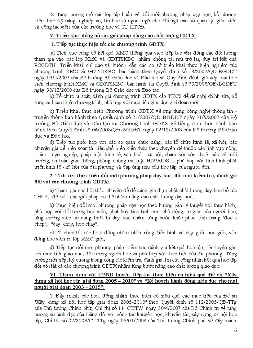 image for page Dự thảo nhiệm vụ NH 09 10 GDTX