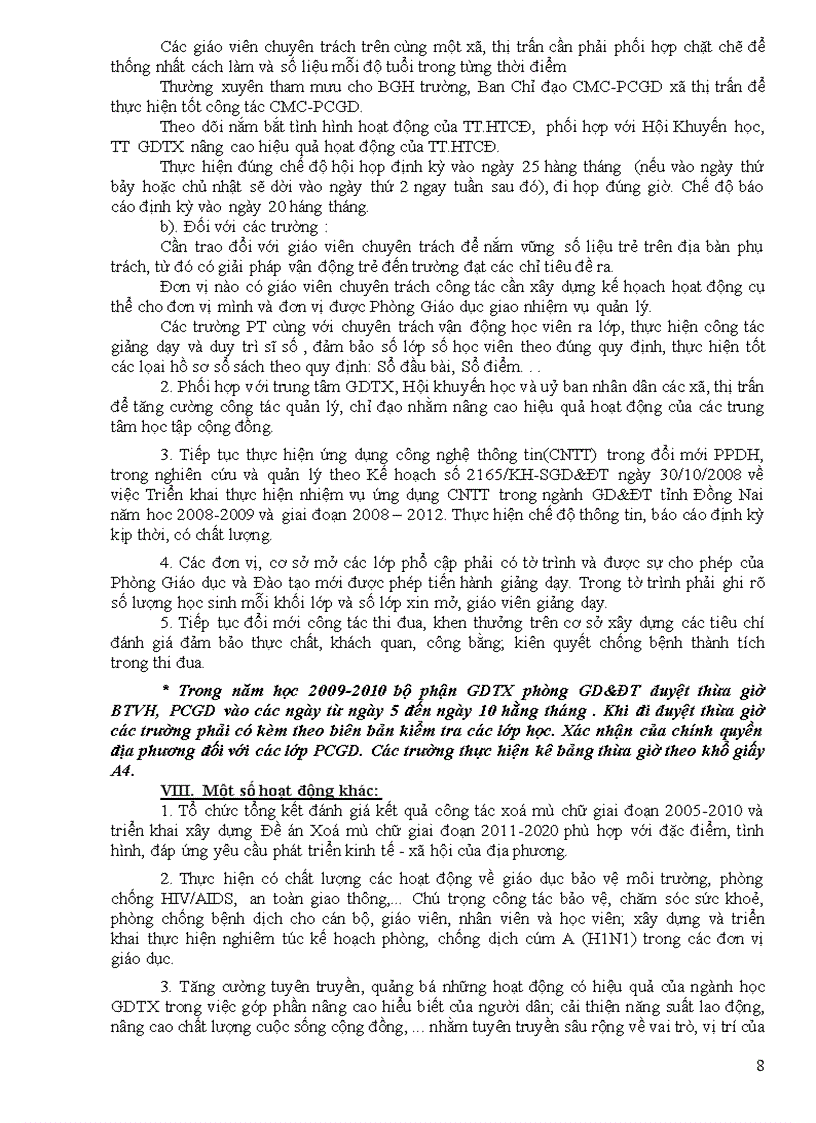 image for page Dự thảo nhiệm vụ NH 09 10 GDTX