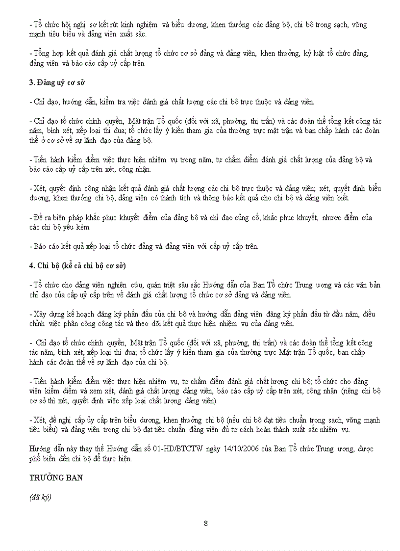 image for page HD đánh giá chất lượng đảng viên và Chi bộ