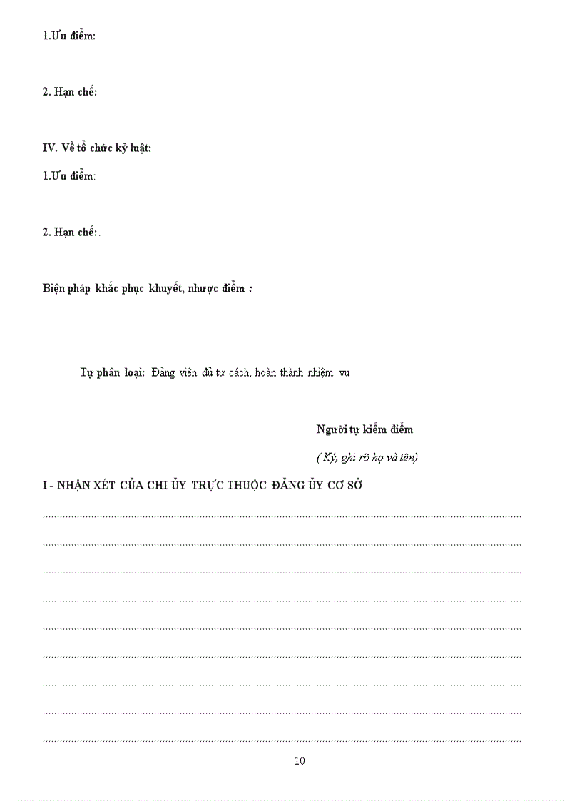 image for page HD đánh giá chất lượng đảng viên và Chi bộ