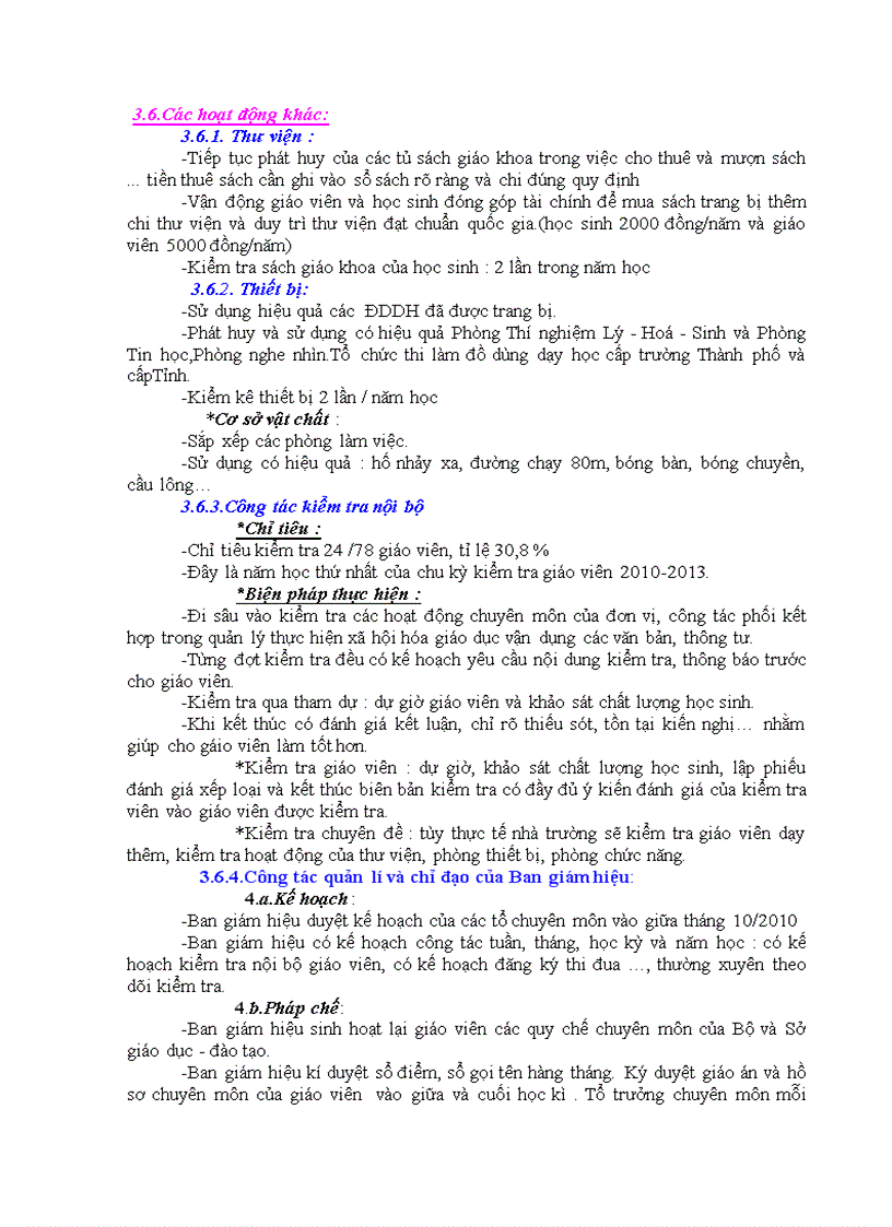 image for page Kế hoạch chuyên môn năm học 2010 2011