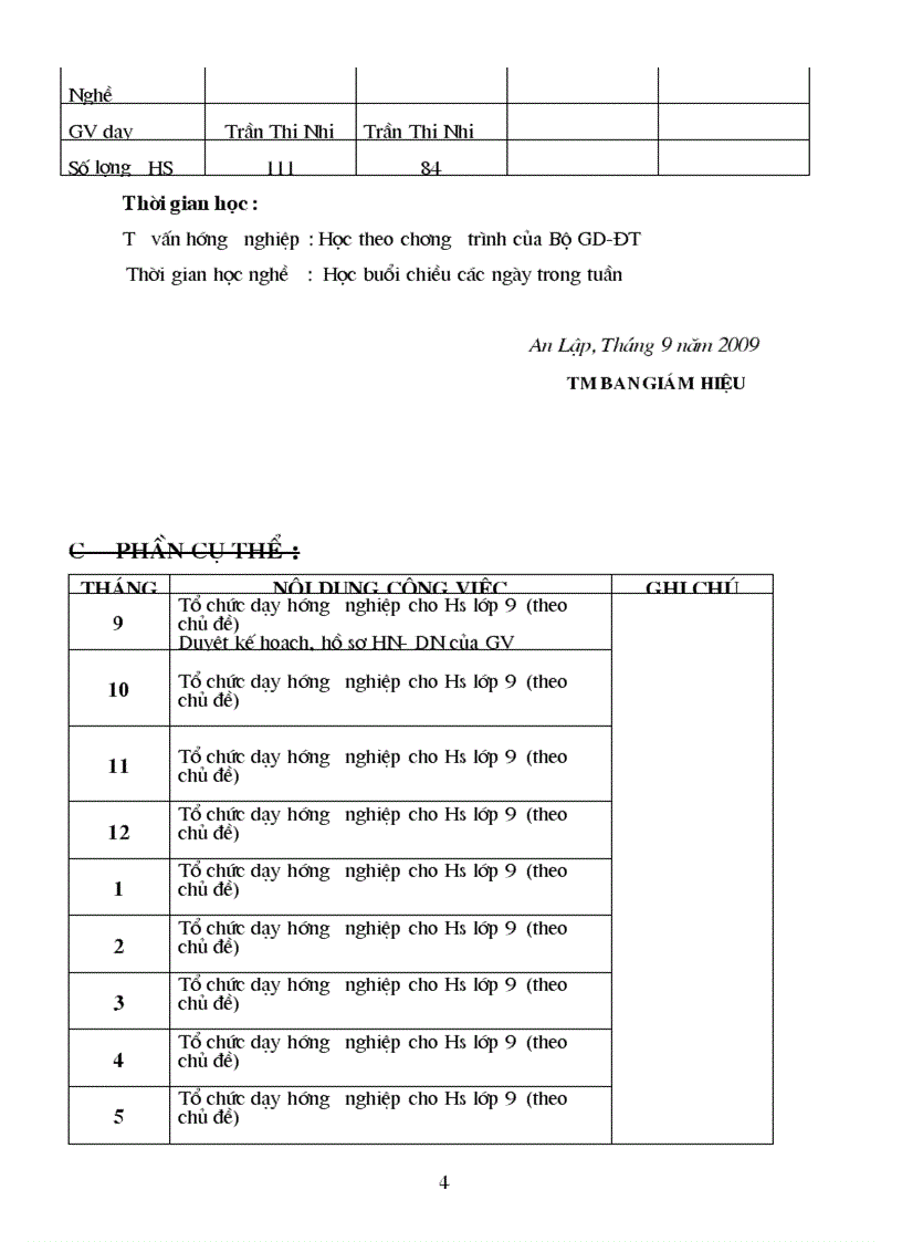 image for page Kế hoạch GDHN