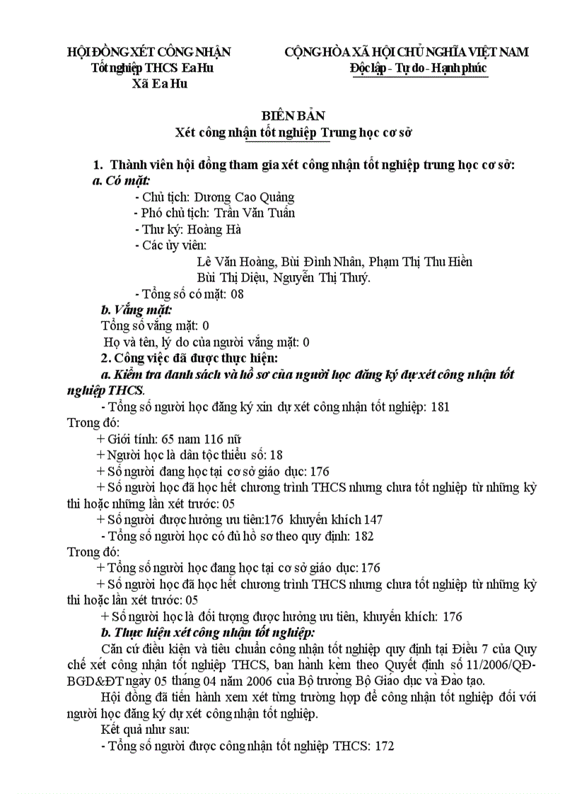 image for page Kết quả xét TN THCS