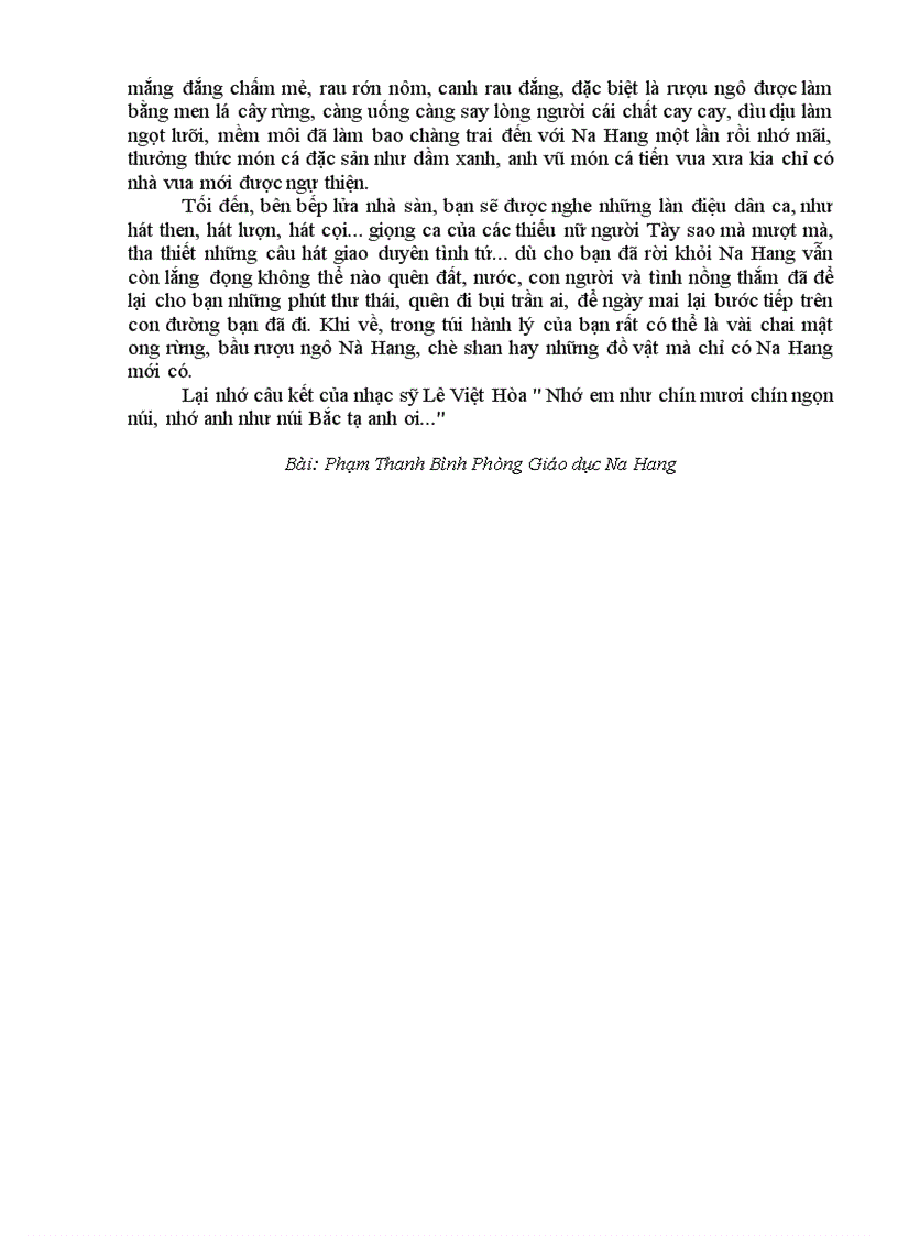 image for page Na Hang một địa danh