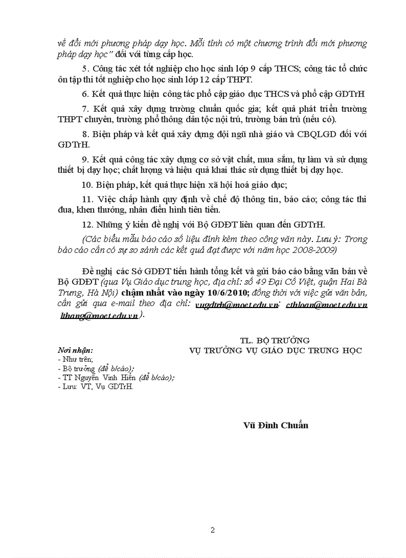 image for page Hướng dẫn tổng kết 2009 2010