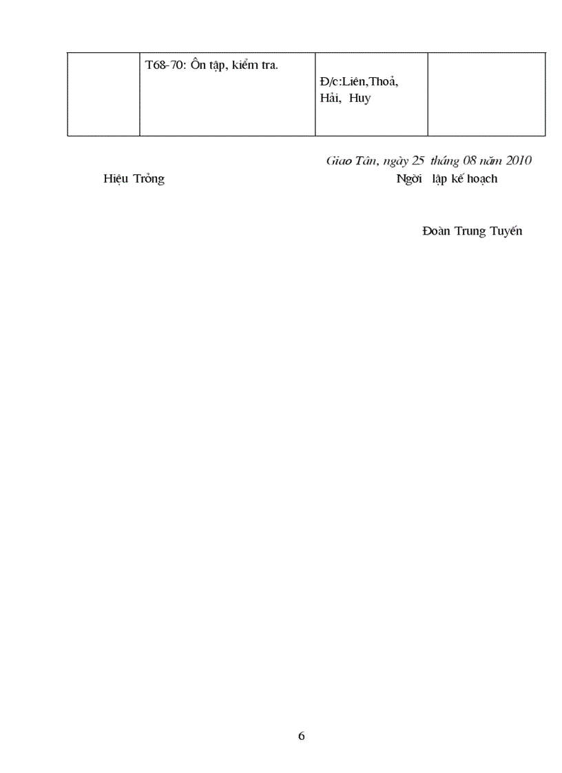 image for page Kế họach dạy nghề