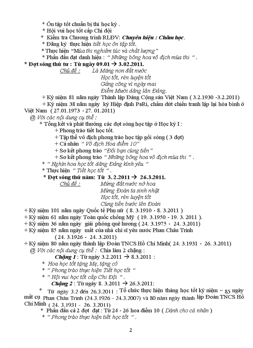 image for page KH phong trào học tập gối sóng