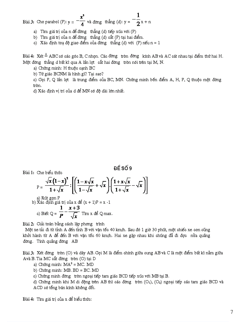 image for page 128 đề ôn tập Toán 9