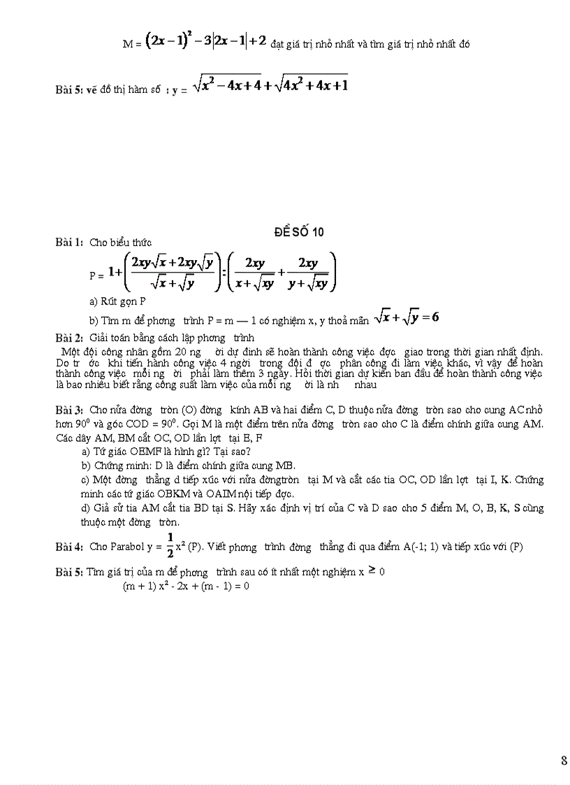 image for page 128 đề ôn tập Toán 9