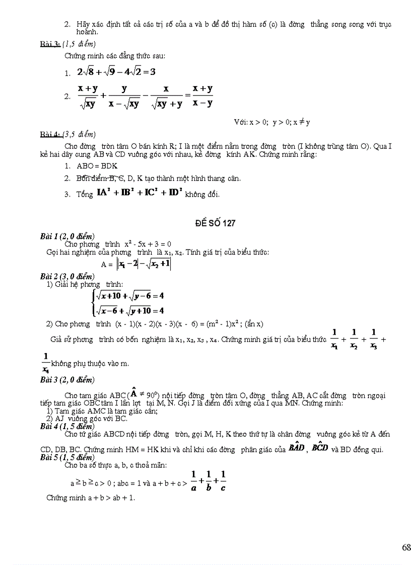 image for page 128 đề ôn tập Toán 9