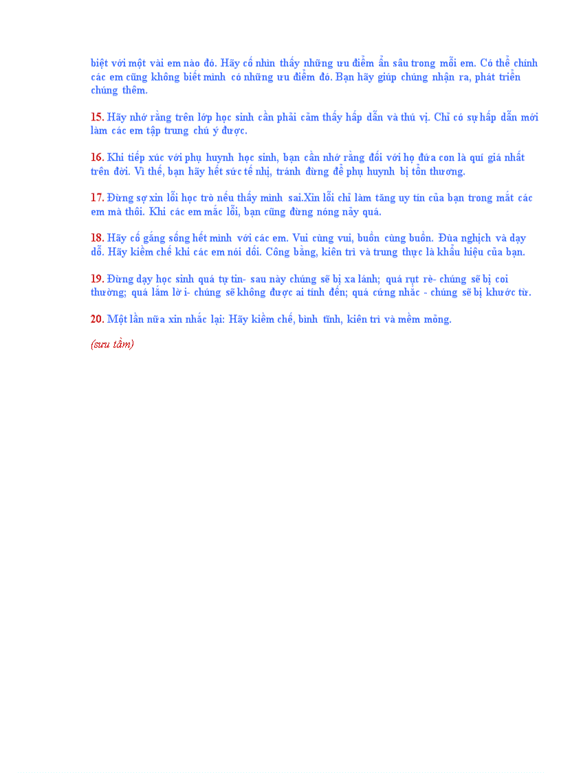 image for page 20 điều cần ghi nhớ đối với người thầy giáo