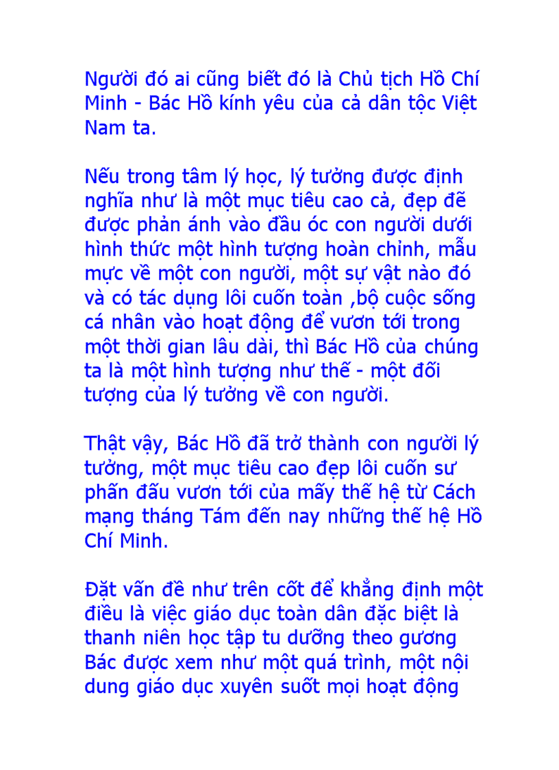 image for page Bác hồ với thanh niên