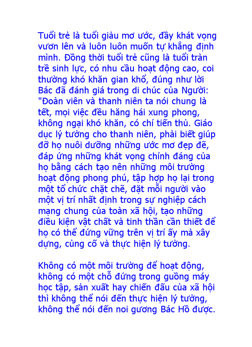 image for page Bác hồ với thanh niên