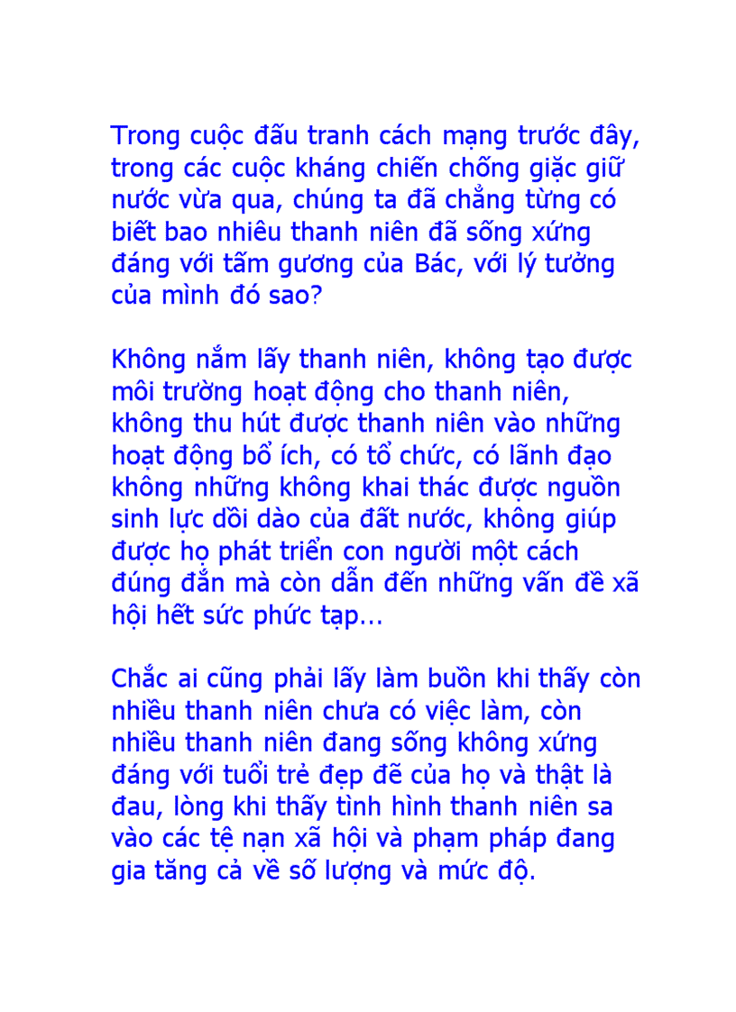 image for page Bác hồ với thanh niên
