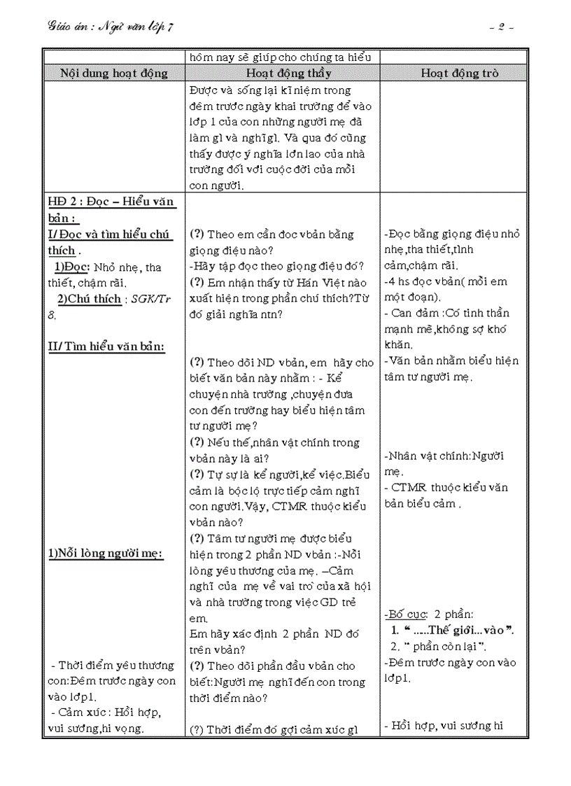 image for page Bai 1 cổng trường mở ra