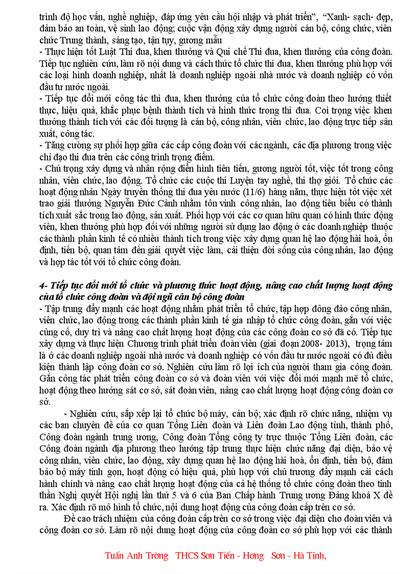 image for page Bài Dự Thi Tìm Hiểu 80 Năm Công Đoàn Việt Nam