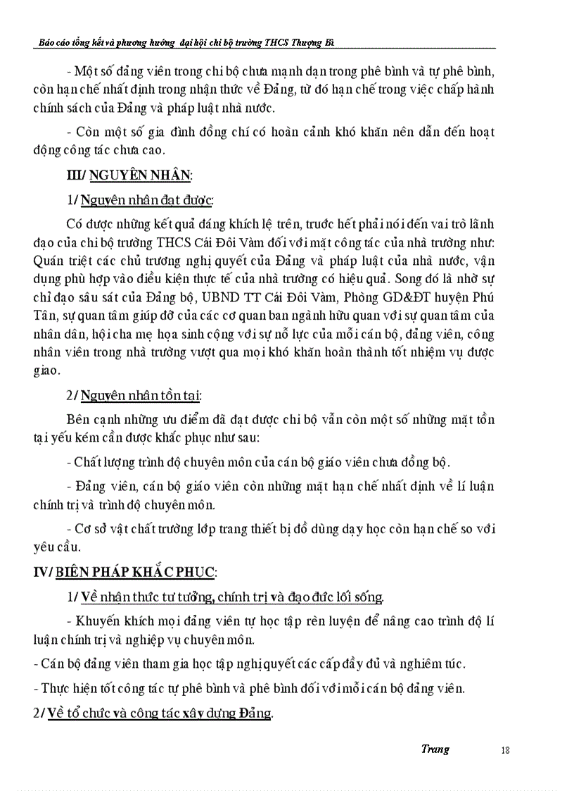 image for page Báo cáo ct Đảng