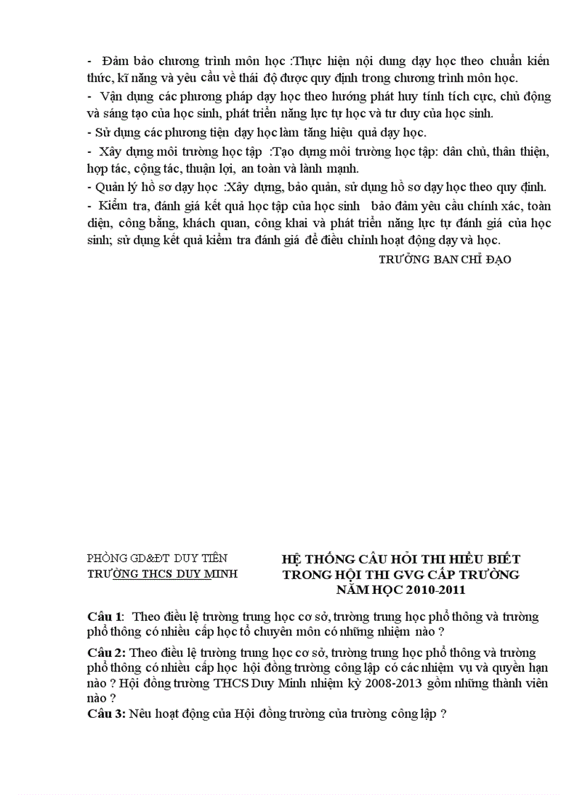 image for page Câu hỏi thi giáo viên giỏi cấp trường