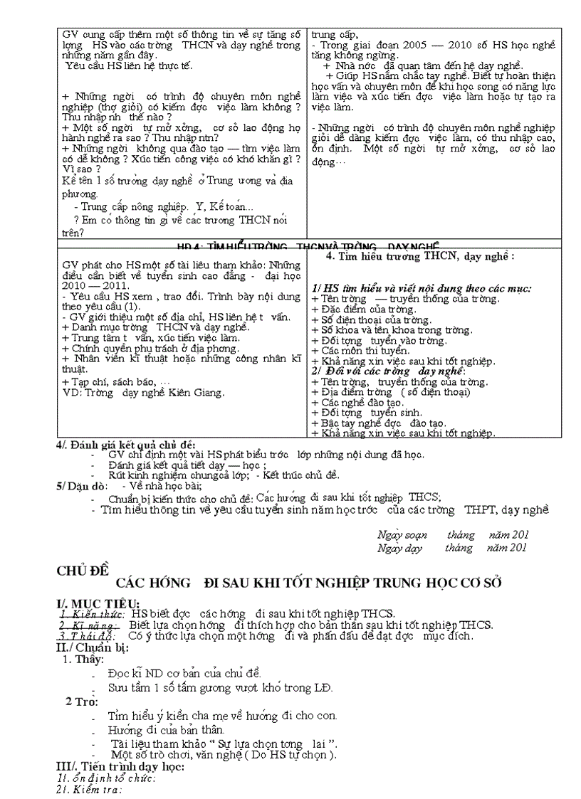 image for page Chủ đề 7 8 9 giáo dục hướng nghiệp lớp 9