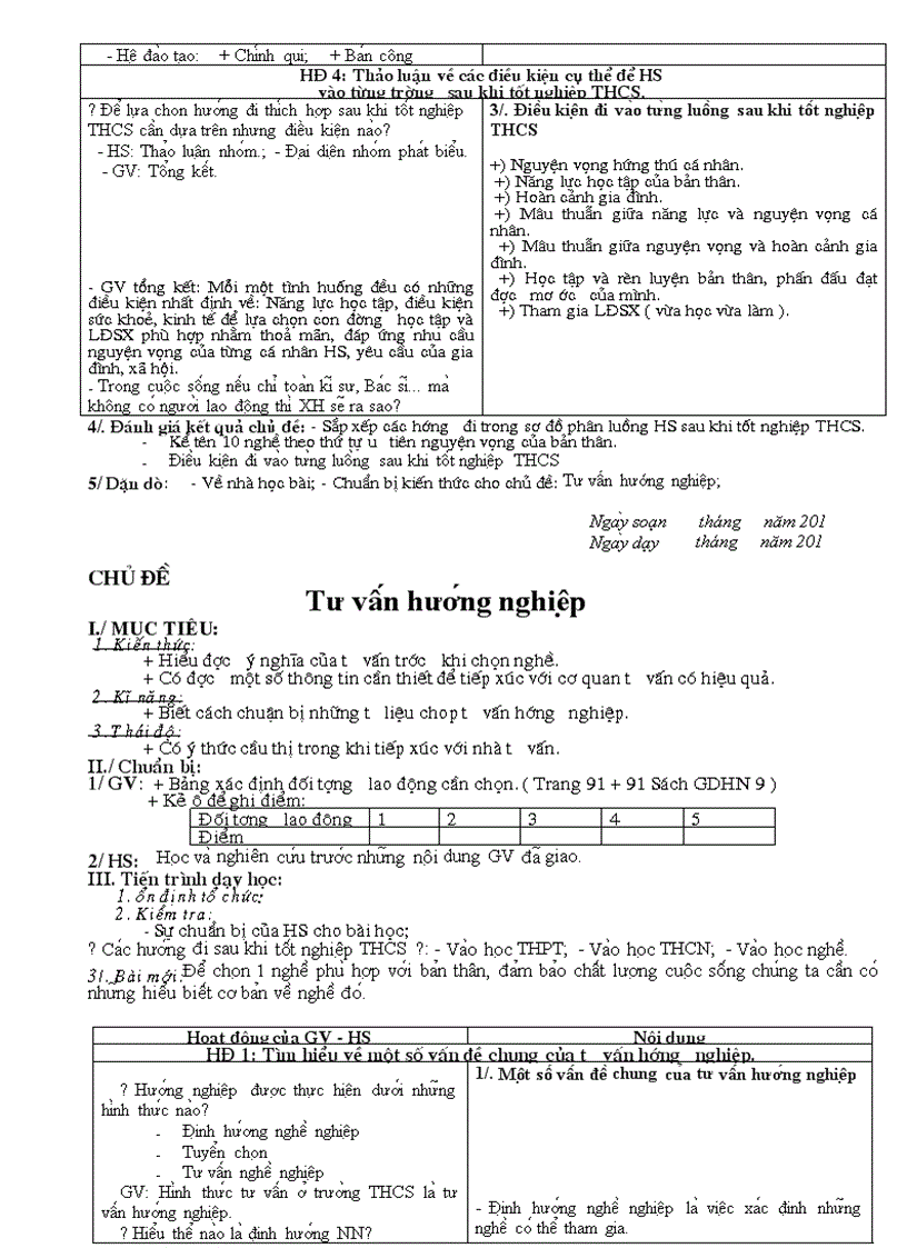 image for page Chủ đề 7 8 9 giáo dục hướng nghiệp lớp 9