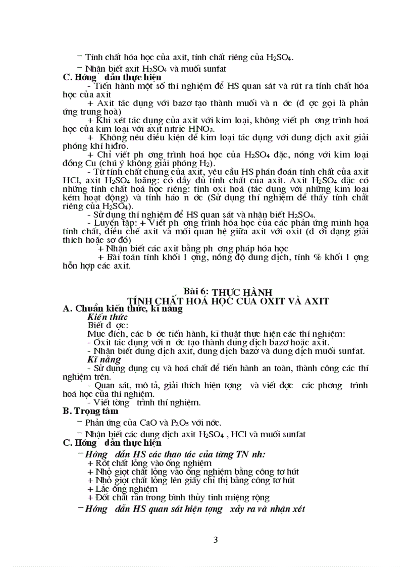 image for page Chuẩn kiến thức kỷ năng Hóa 8