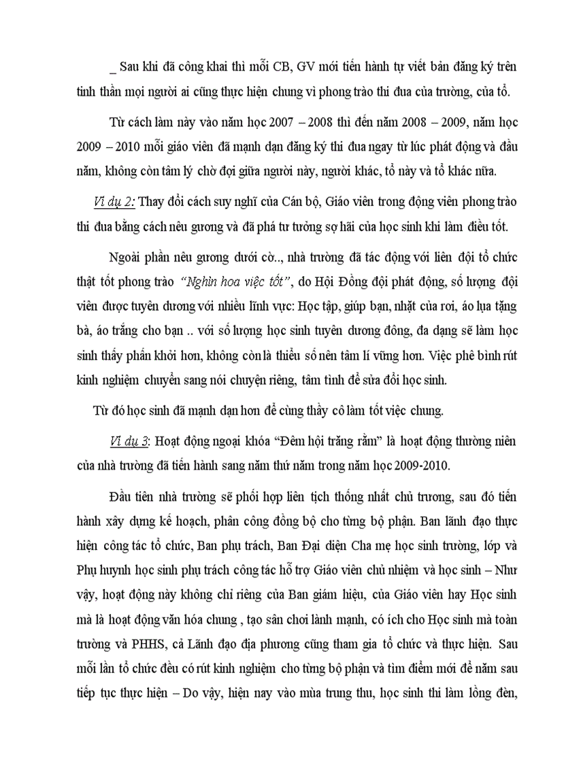 image for page Công tác phối hợp trong tổ chức phong trào thi đua và hoạt động ngoại khóa trong nhà trường