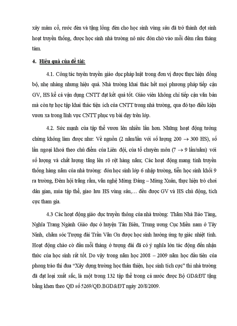 image for page Công tác phối hợp trong tổ chức phong trào thi đua và hoạt động ngoại khóa trong nhà trường