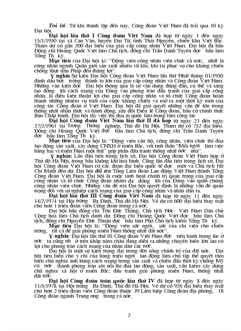 image for page Đáp án Thi tìm hiểu 80 năm Công Đoàn Việt Nam 2009