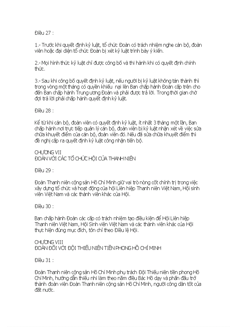 image for page Điều lệ Đoàn TNCS HCM