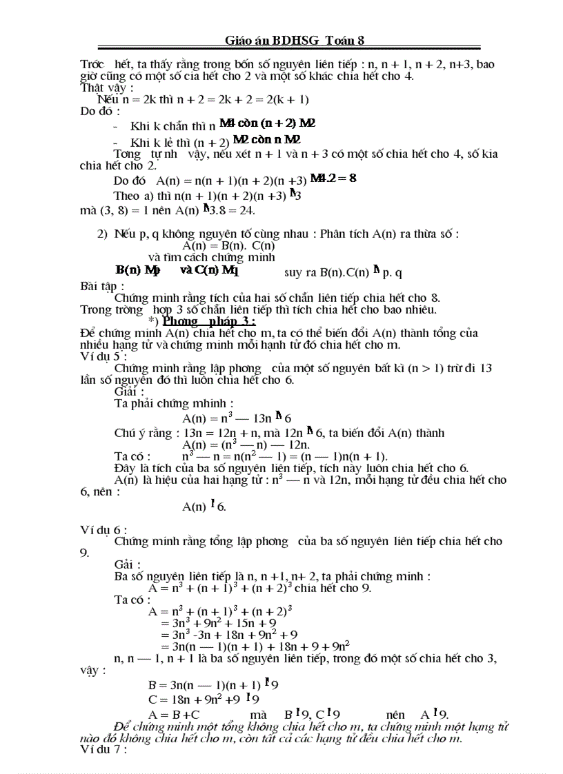 image for page Giáo án bồi dương HSG toán 8