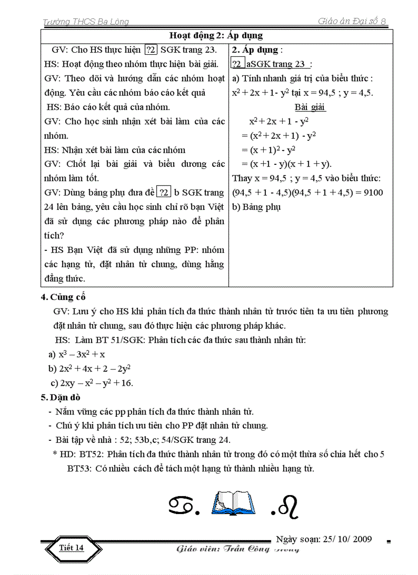 image for page Giao an dai so 8