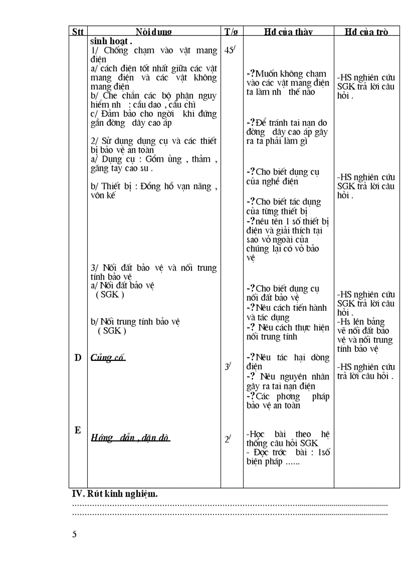 image for page Giáo án dạy nghề