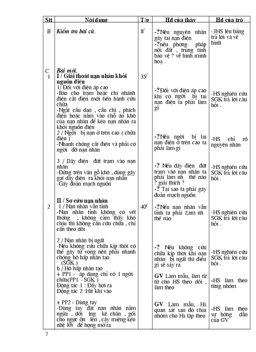 image for page Giáo án dạy nghề