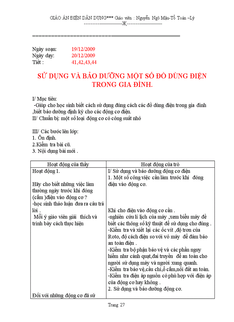 image for page Giáo án Điện dân dụng