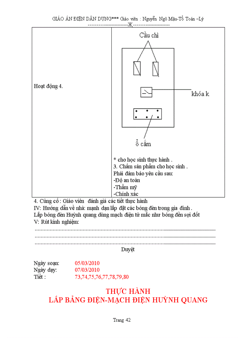 image for page Giáo án Điện dân dụng