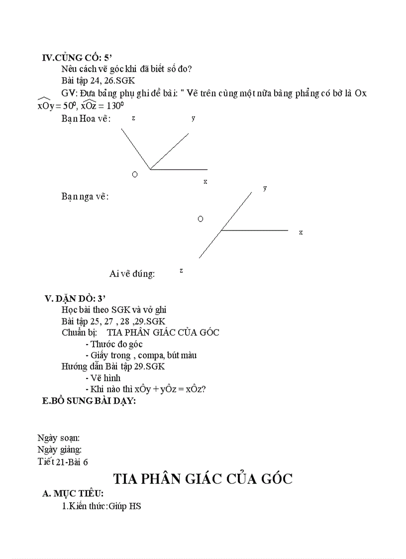 image for page GIÁO ÁN HÌNH 6 Từ tiêt18 đến 28