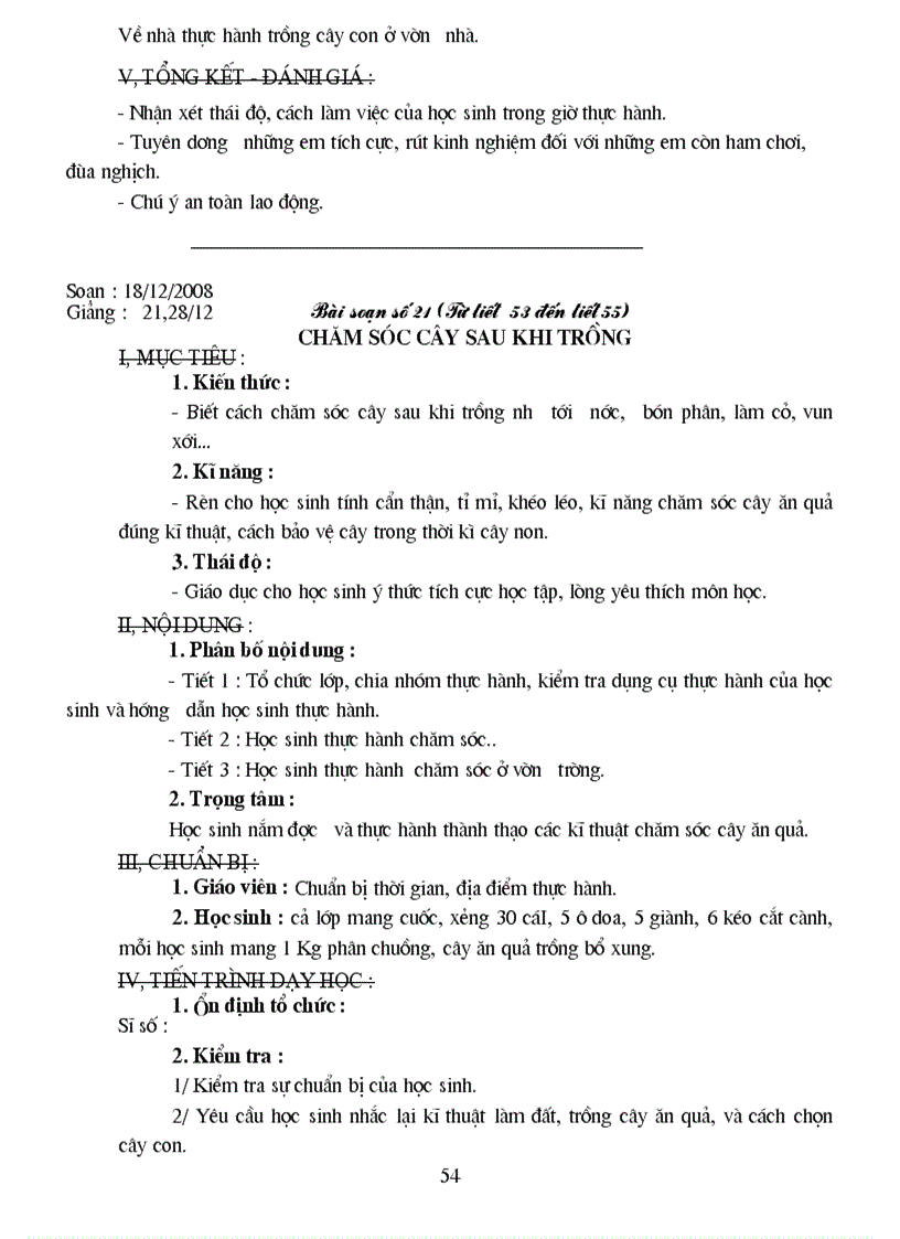 image for page Giao an nghe lam vuon