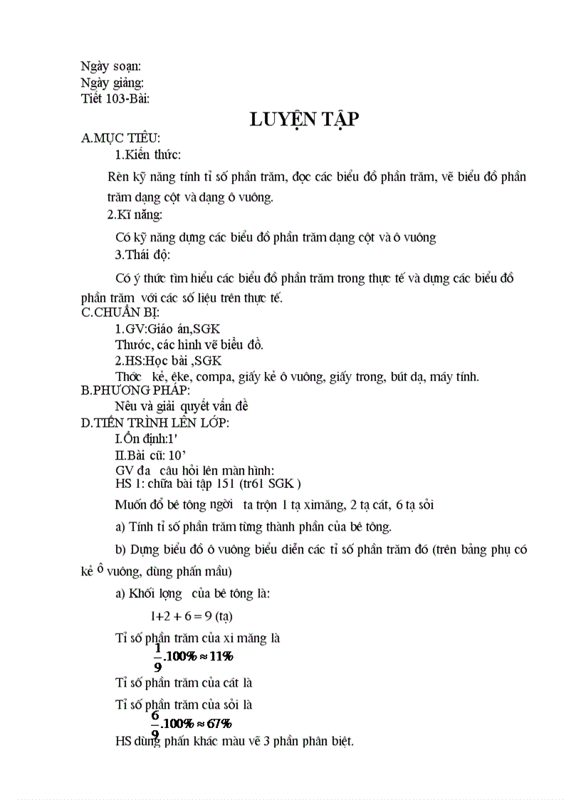 image for page Giáo án số hoc từ tiết 103 đến hết năm