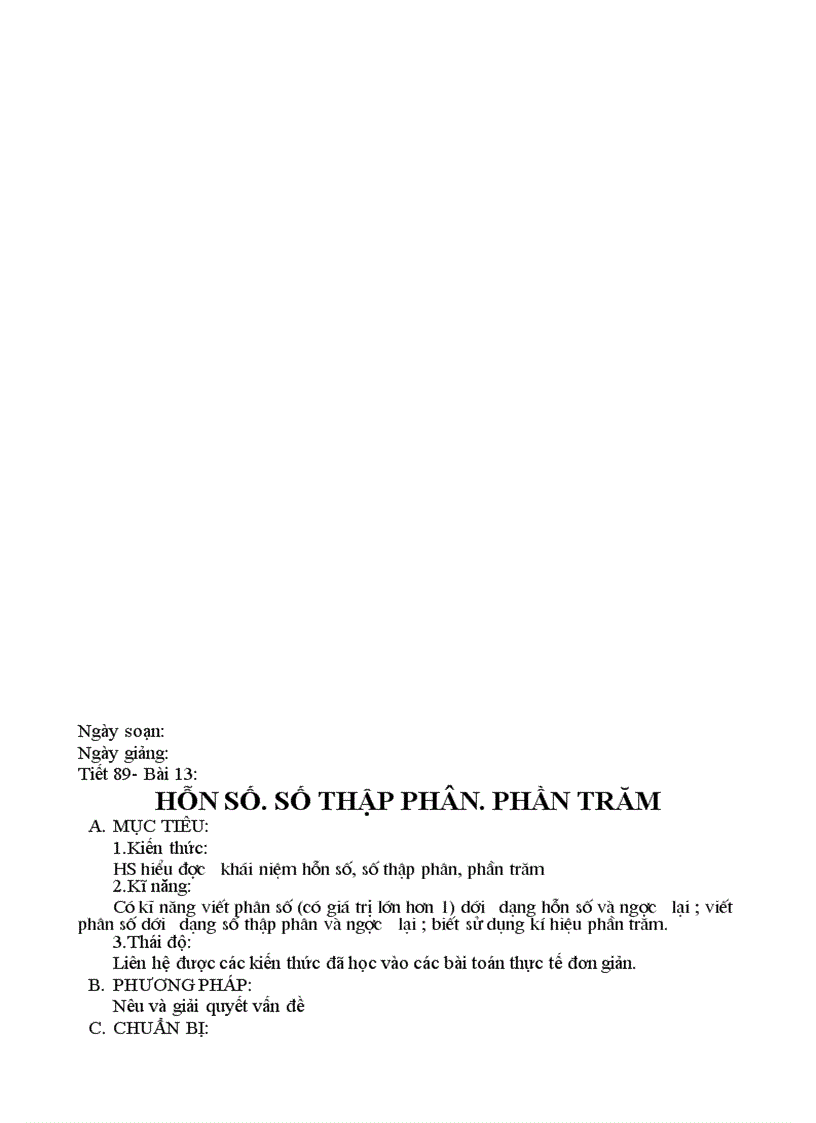 image for page Giáo án số học từ tiết 77 đến 90