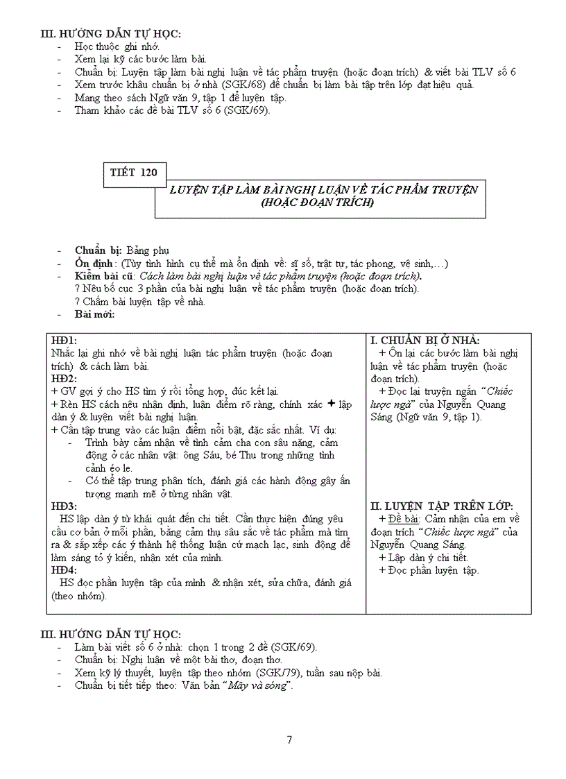 image for page Giáo án văn 9 tuần 26