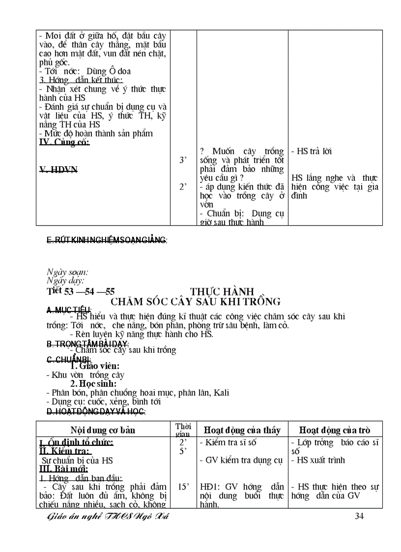 image for page Giáo án nghề làm vườn 1