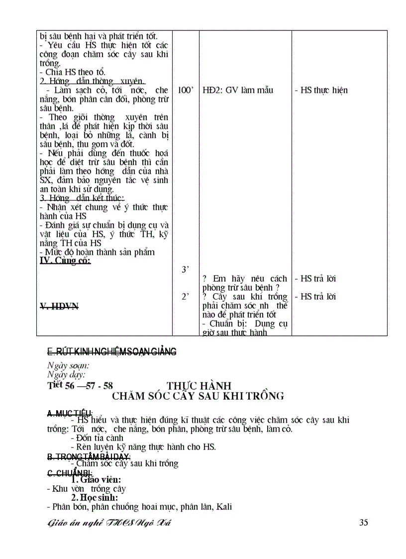 image for page Giáo án nghề làm vườn 1