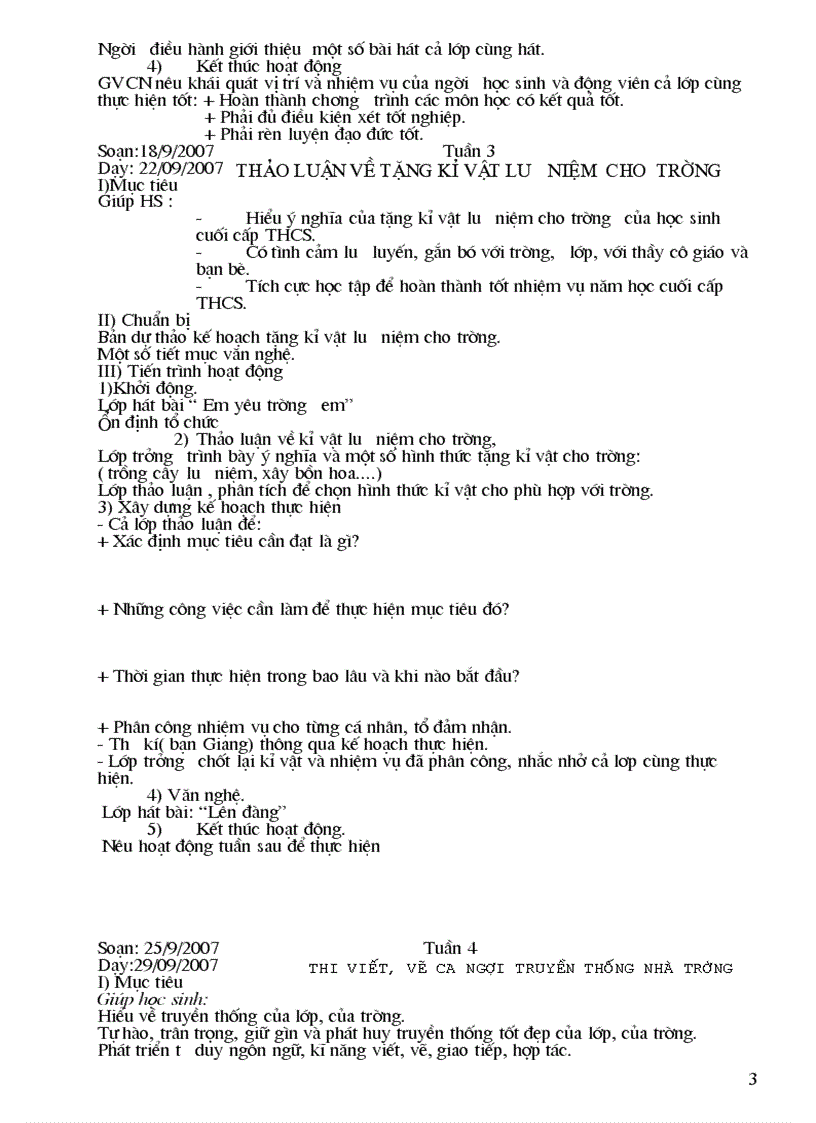 image for page Hoạt động ngoài giờ lên lớp Khối 9