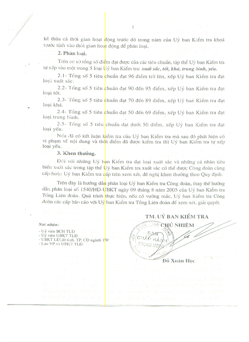 image for page Hướng dẫn phân loại đánh giá ubkttheo cv 303