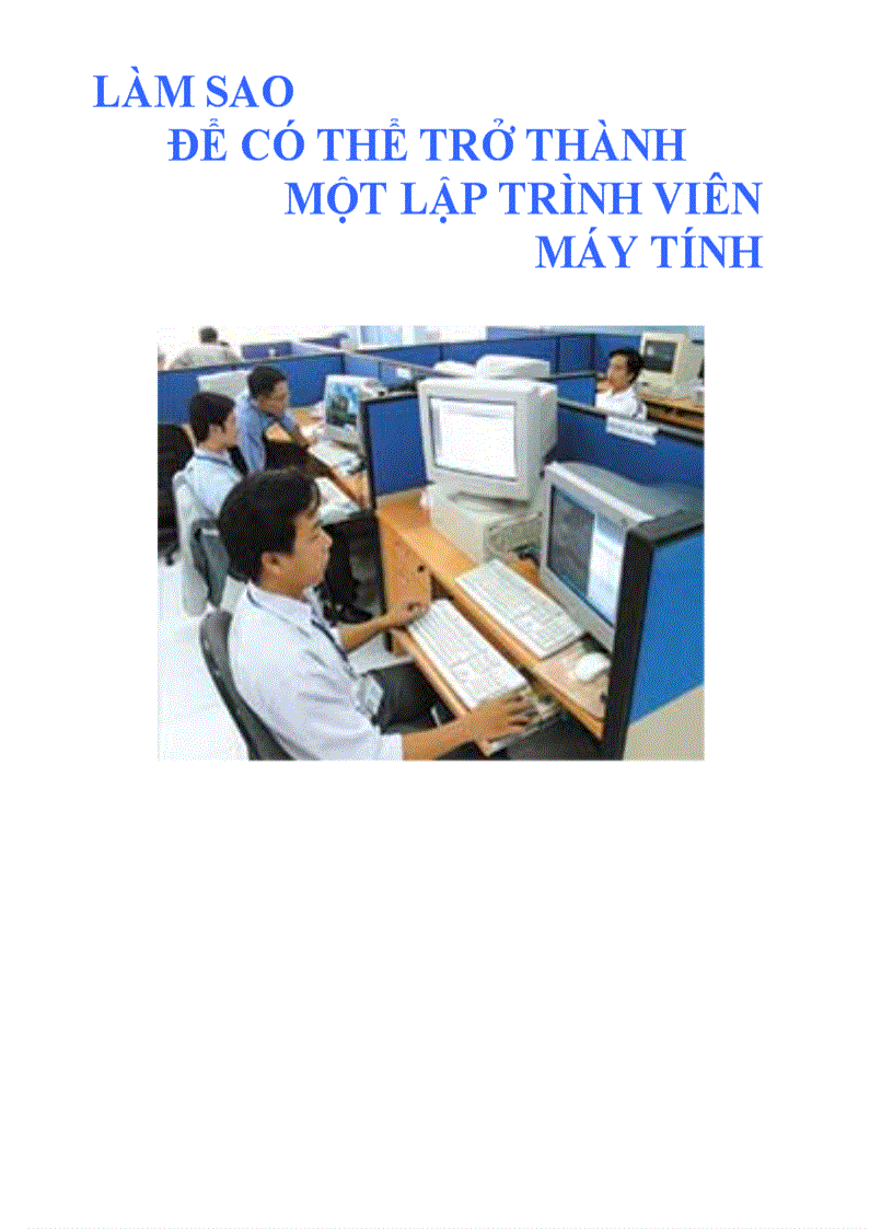 image for page Làm thế nào để trở thành Lập Trình Viên