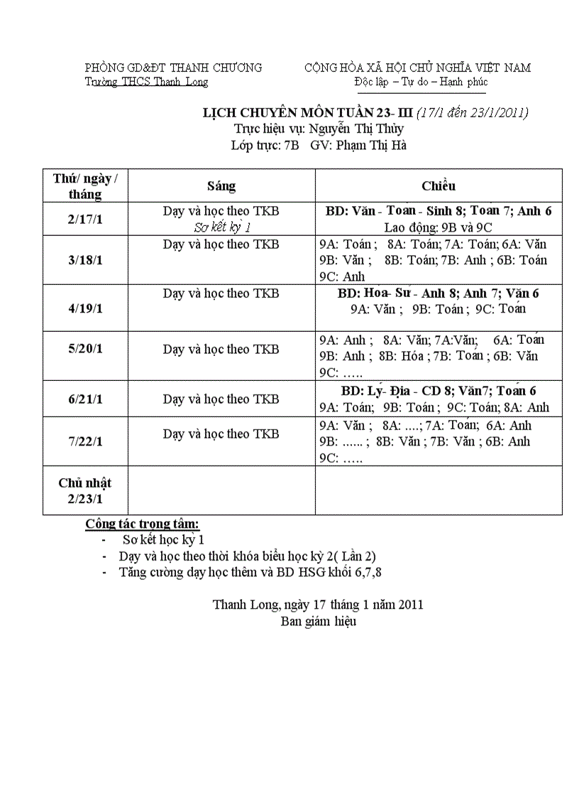 image for page Lich CM tuần 24
