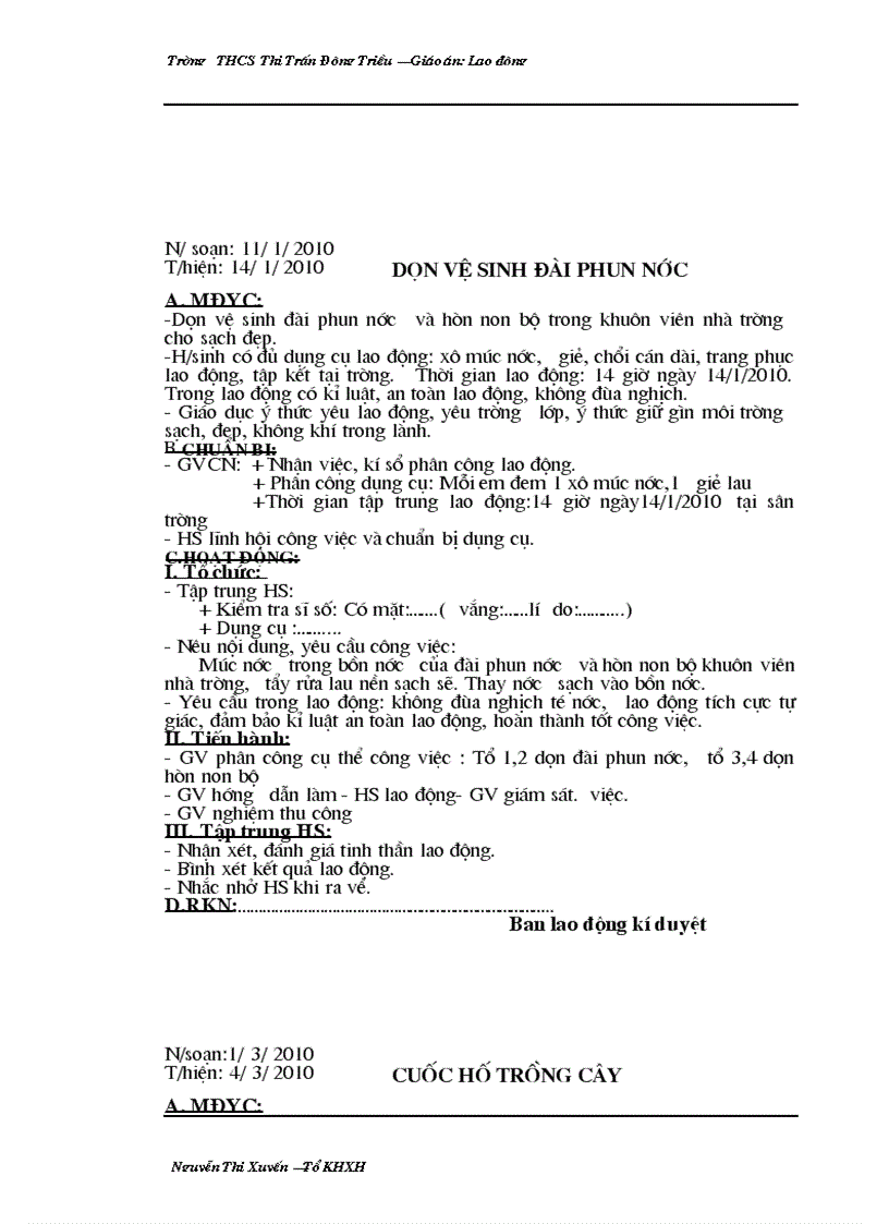 image for page Lop9 Giao an lao dong