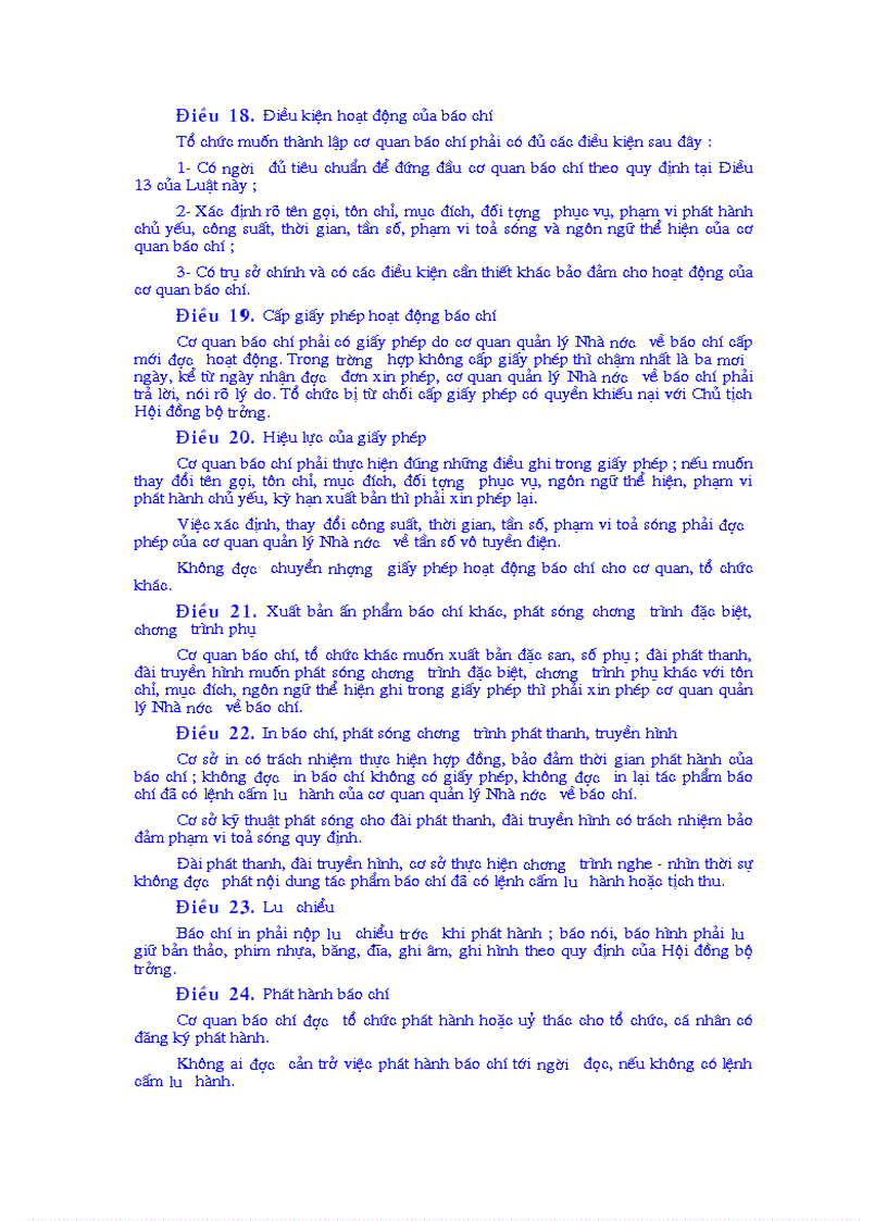 image for page Luật báo chí