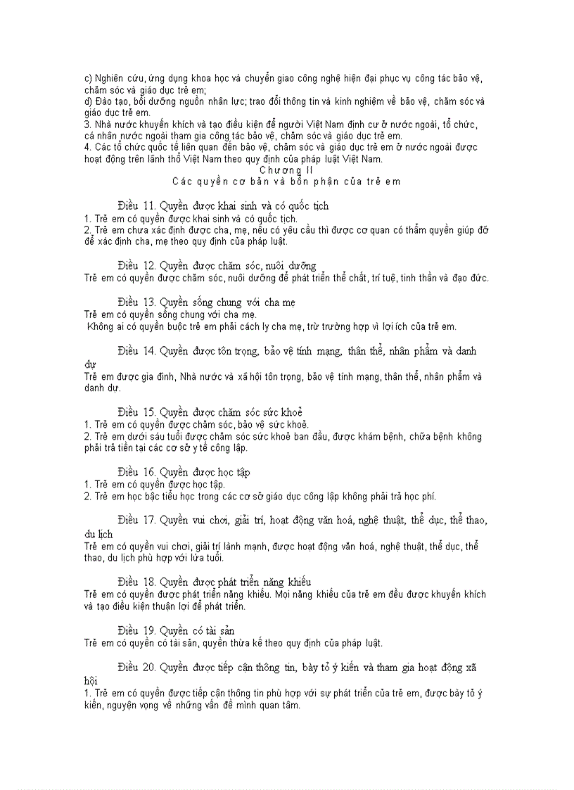 image for page Luật bảo vệ chăm sóc giáo dục trẻ em